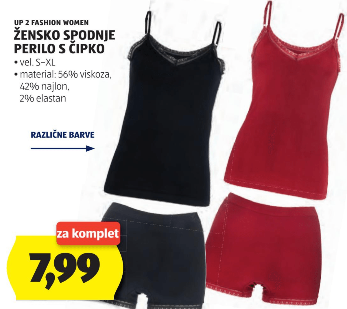 UP 2 FASHION WOMEN Žensko spodnje perilo s čipko - Akcija v trgovini Hofer