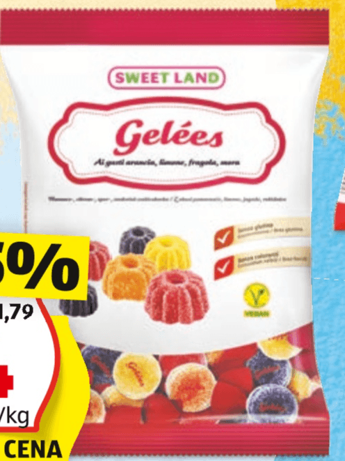 Sweet Land sadni žele bonboni 400 g Akcija v trgovini Hofer