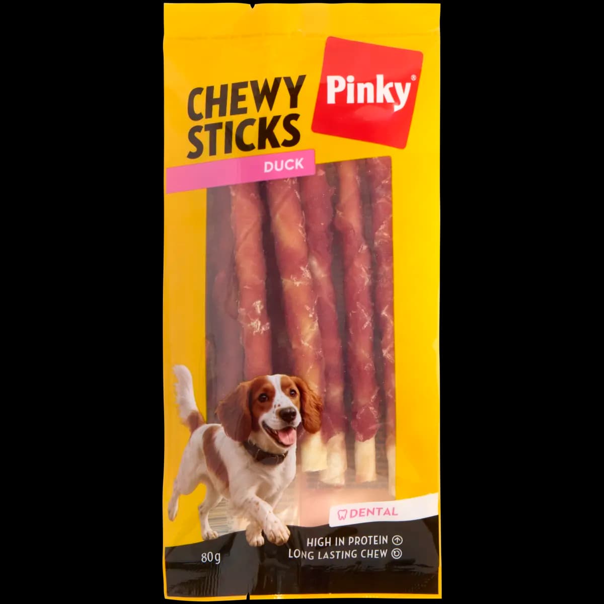 Pinky prigrizki za pse Chewy Sticks 8 kosov Akcija v trgovini Action
