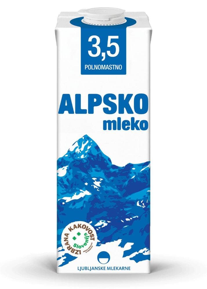 Alpsko mleko 1 L Akcija v trgovini Jager