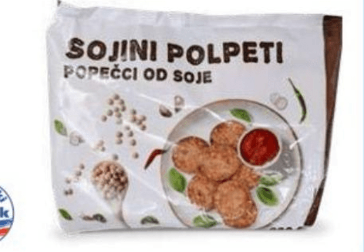 Sojini polpeti 600 g - Akcija v trgovini Eurospin