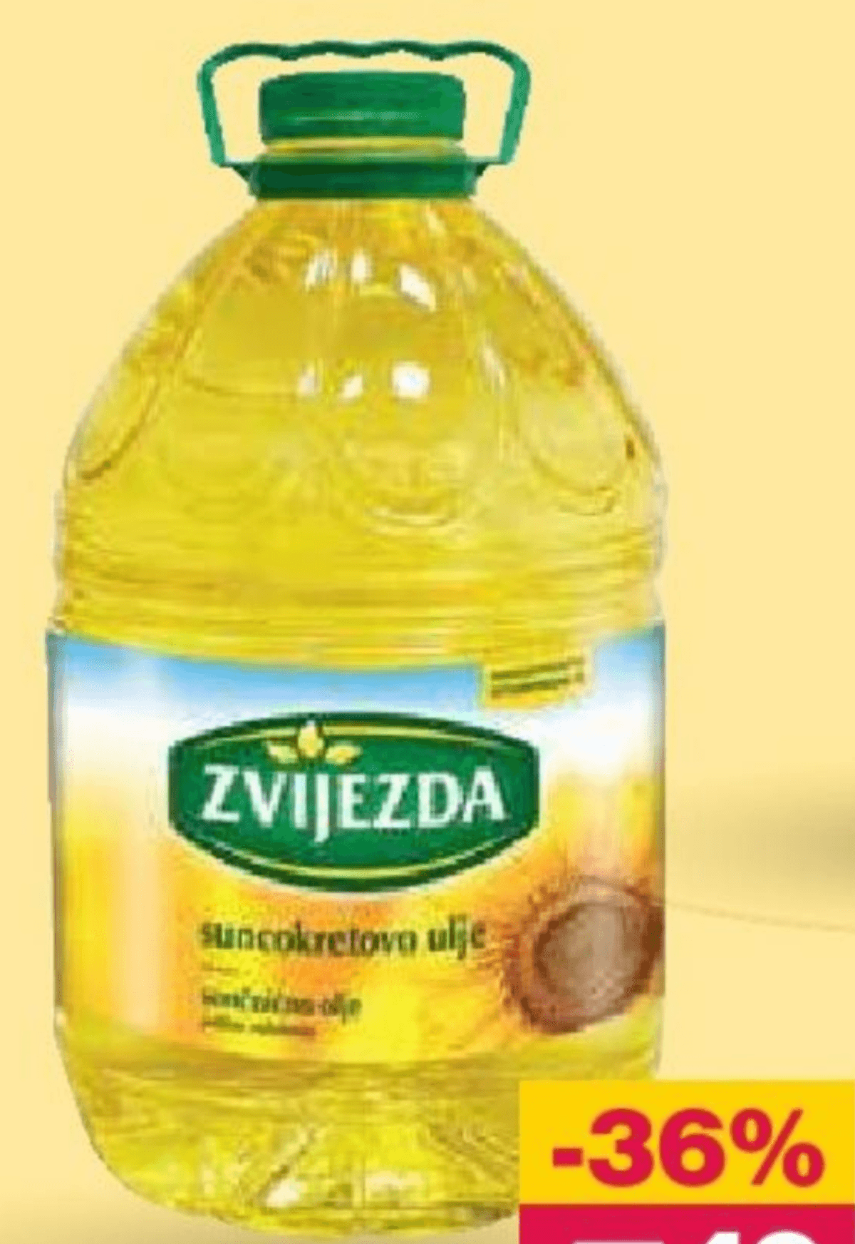 Sončnično olje Zvijezda 3 L Akcija v trgovini Mercator