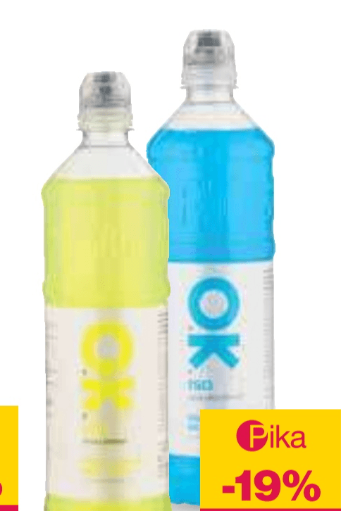 Izotonični napitek OK 750 ml - Akcija v trgovini Mercator