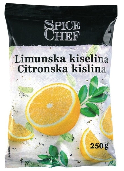 Citronska kislina Spice Chef 250 g Akcija v trgovini Mercator