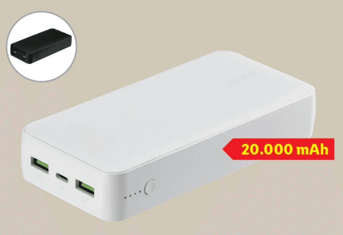 TRONIC Mobilna baterija „Powerbank" 20.000 mAh Akcija v trgovini Lidl