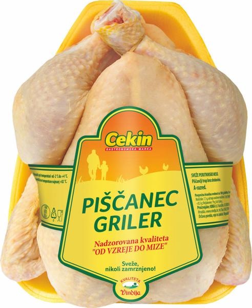Piščanec griler cca 1,5 kg Cekin - Akcija v trgovini Tuš
