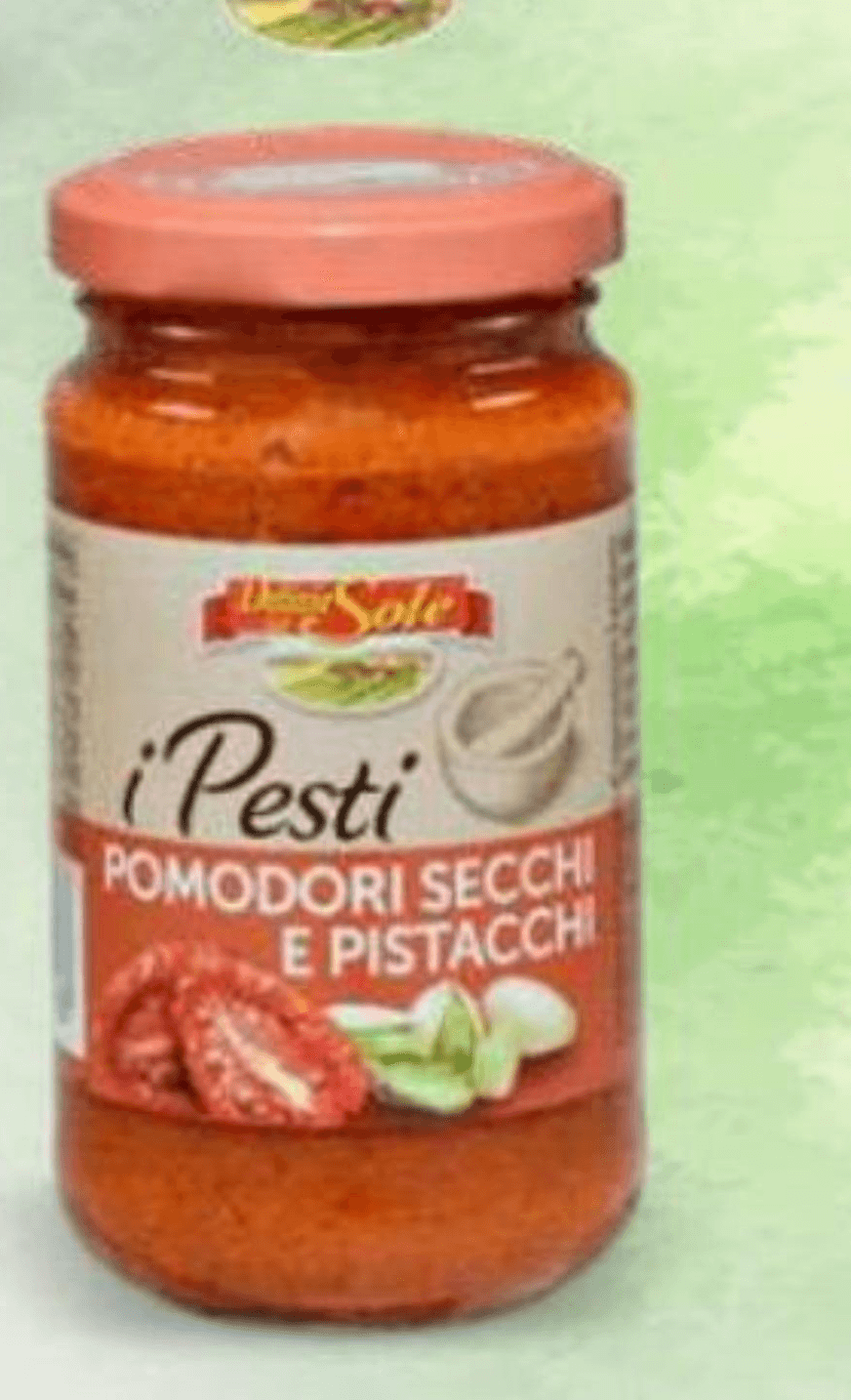 Pesto s sušenim paradižnikom in pistacijo 190 g Akcija v trgovini Eurospin