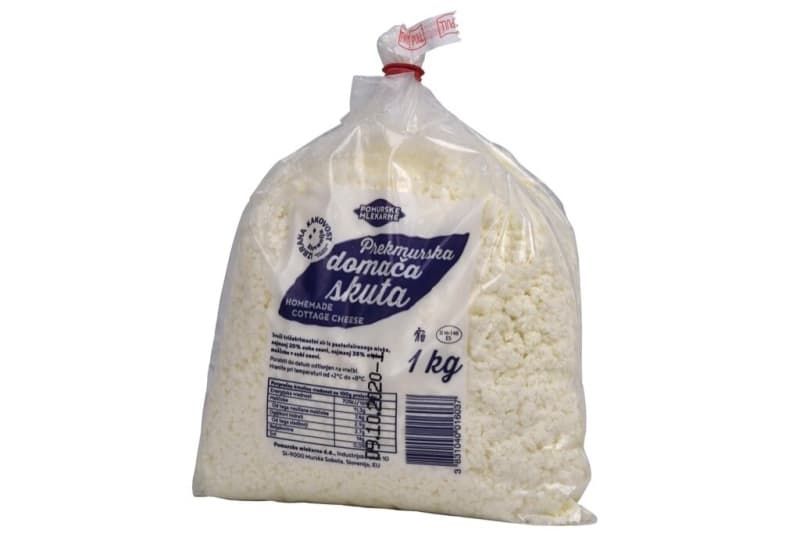 Prekmurska domača skuta 1 kg Pomurske Mlekarne Akcija v trgovini Tuš
