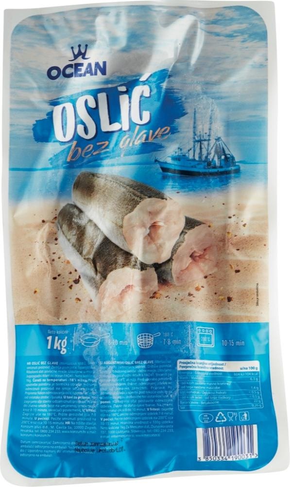 Oslič Ocean 1kg - Akcija v trgovini Mercator