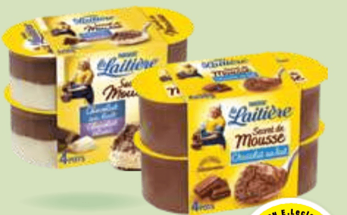 Mlečni desert Mousse Nestlé 236 g - Akcija v trgovini E.Leclerc
