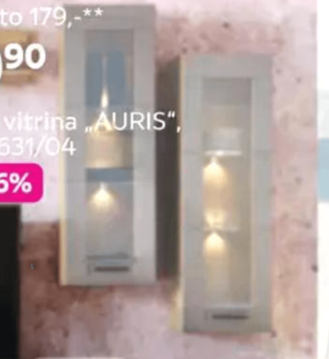 Viseča vitrina "AURIS" - Akcija v trgovini Mömax