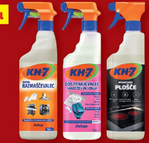 KH-7 Izbor čistil Akcija v trgovini Lidl