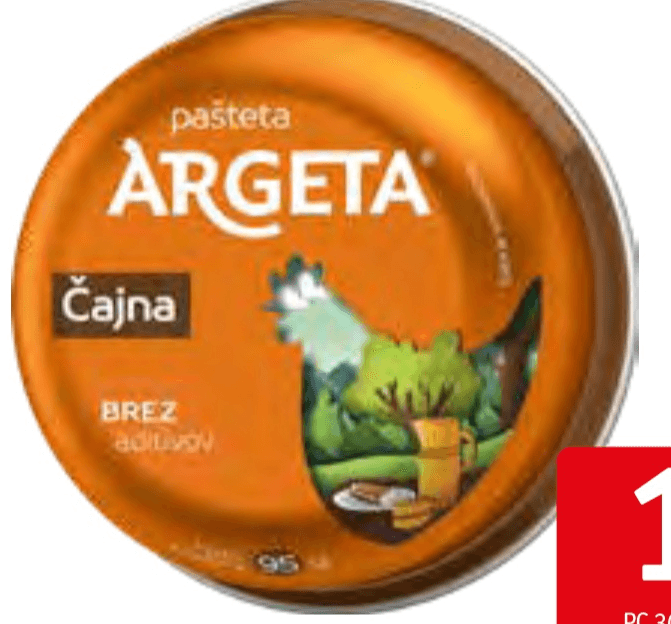 Kokošja pašteta Argeta 95 g - Akcija v trgovini Jager