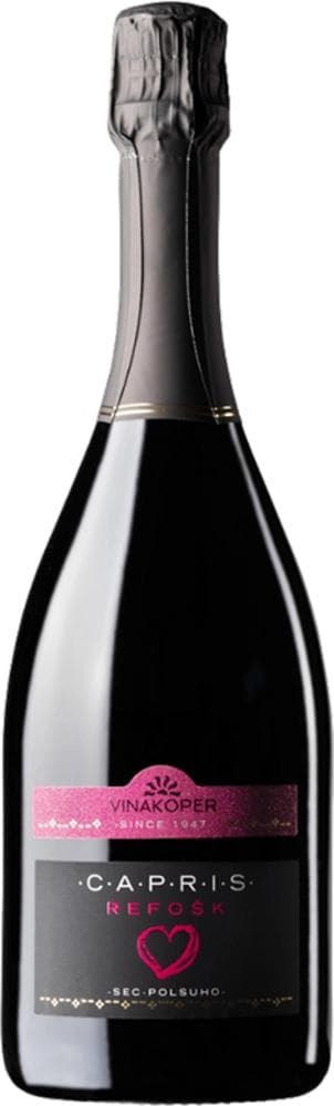 Vinakoper peneče vino Capris sladki Refošk 0,75 l Akcija v trgovini Spar