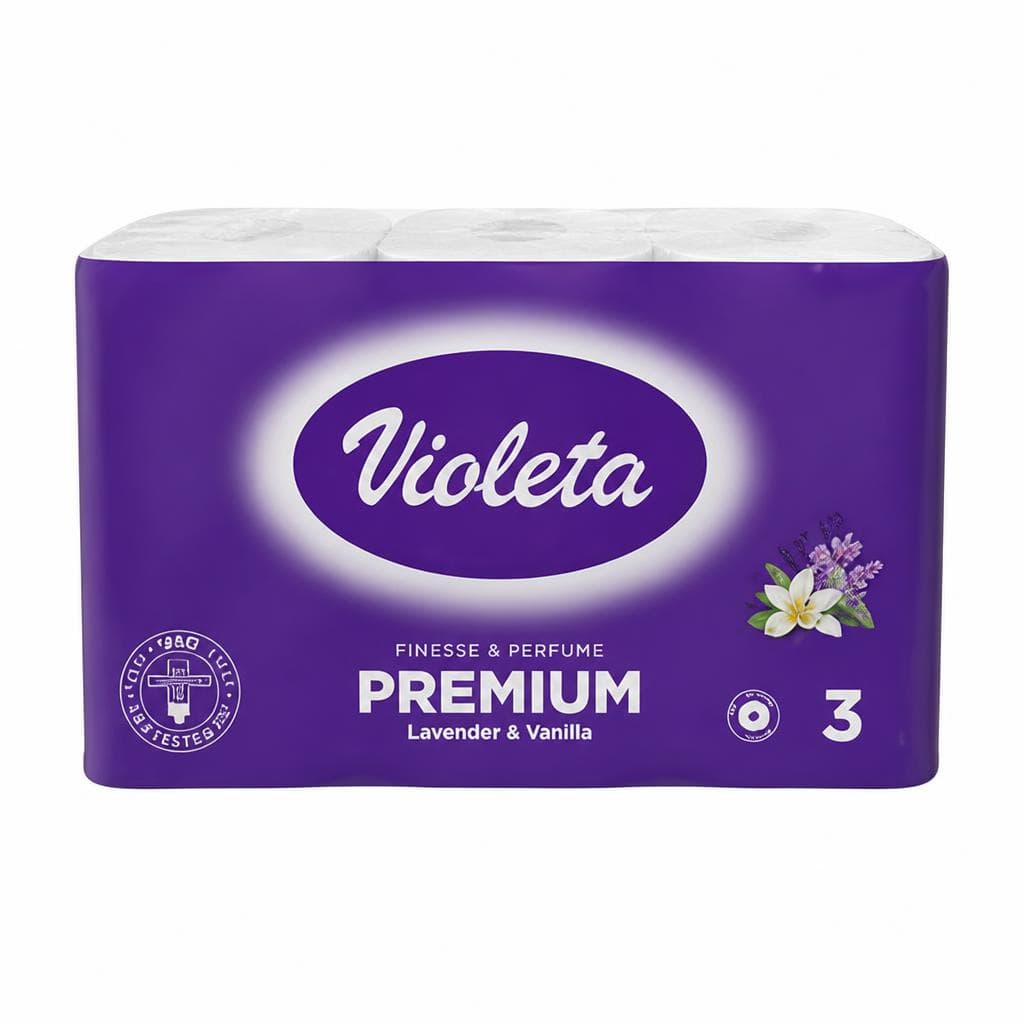 Toaletni papir Violeta 3-slojni 16/1 Akcija v trgovini Jager