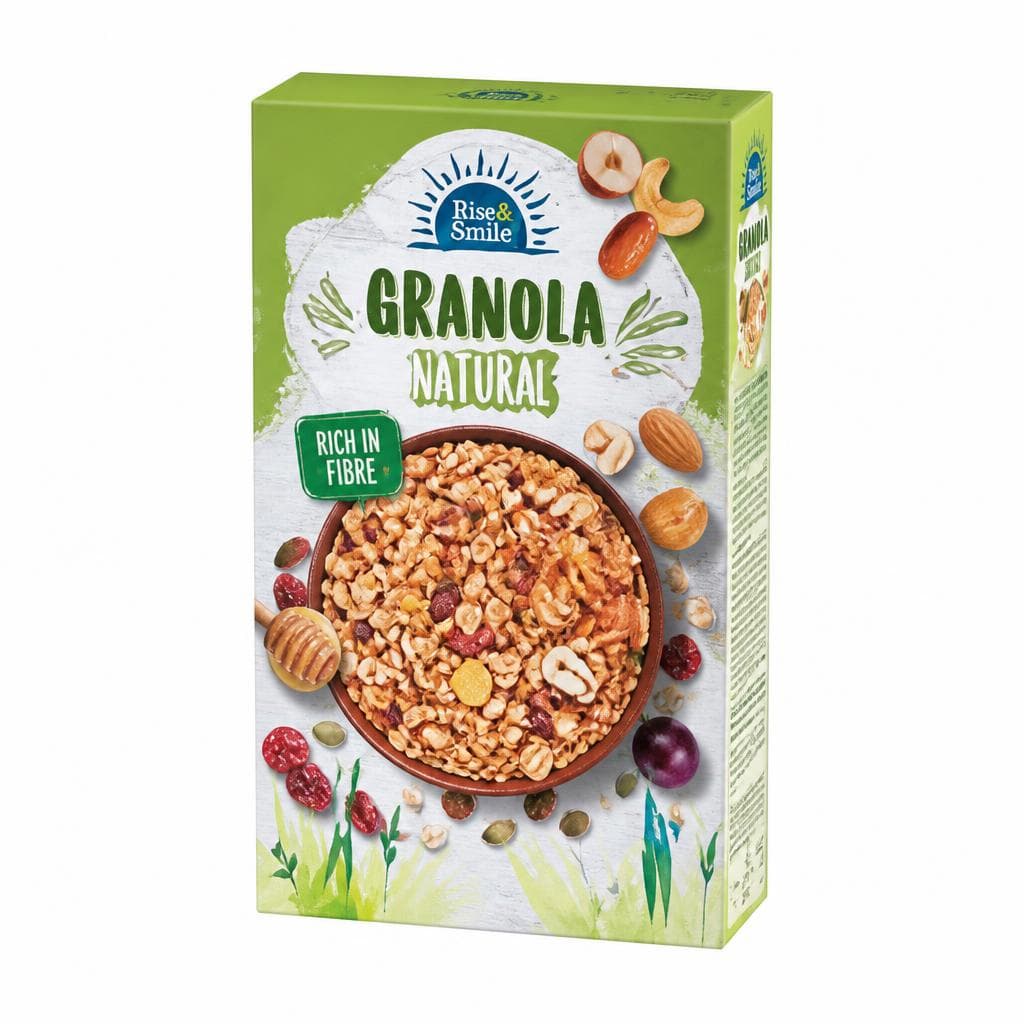 Granola Rise&Smile 300 g Akcija v trgovini Mercator