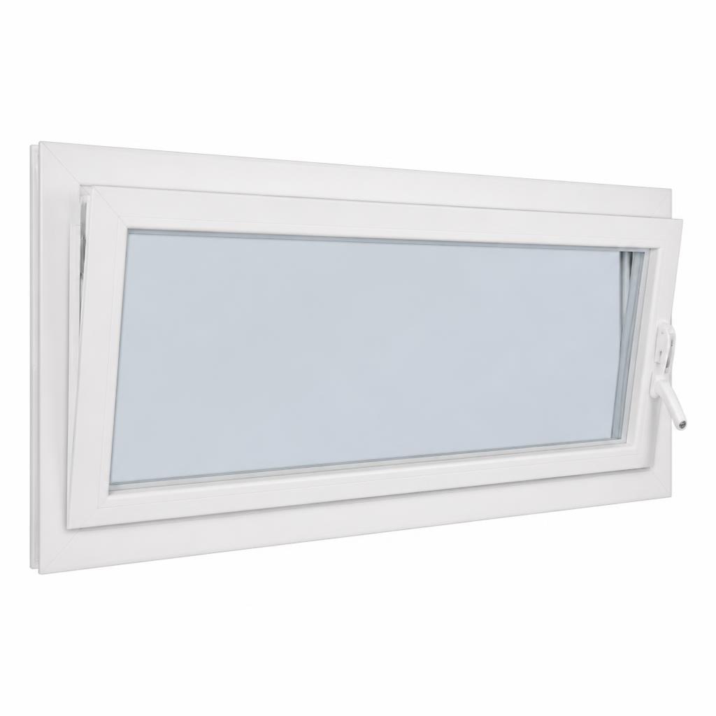 PVC nagibno okno 'Q59' 80 x 50 cm Akcija v trgovini Bauhaus