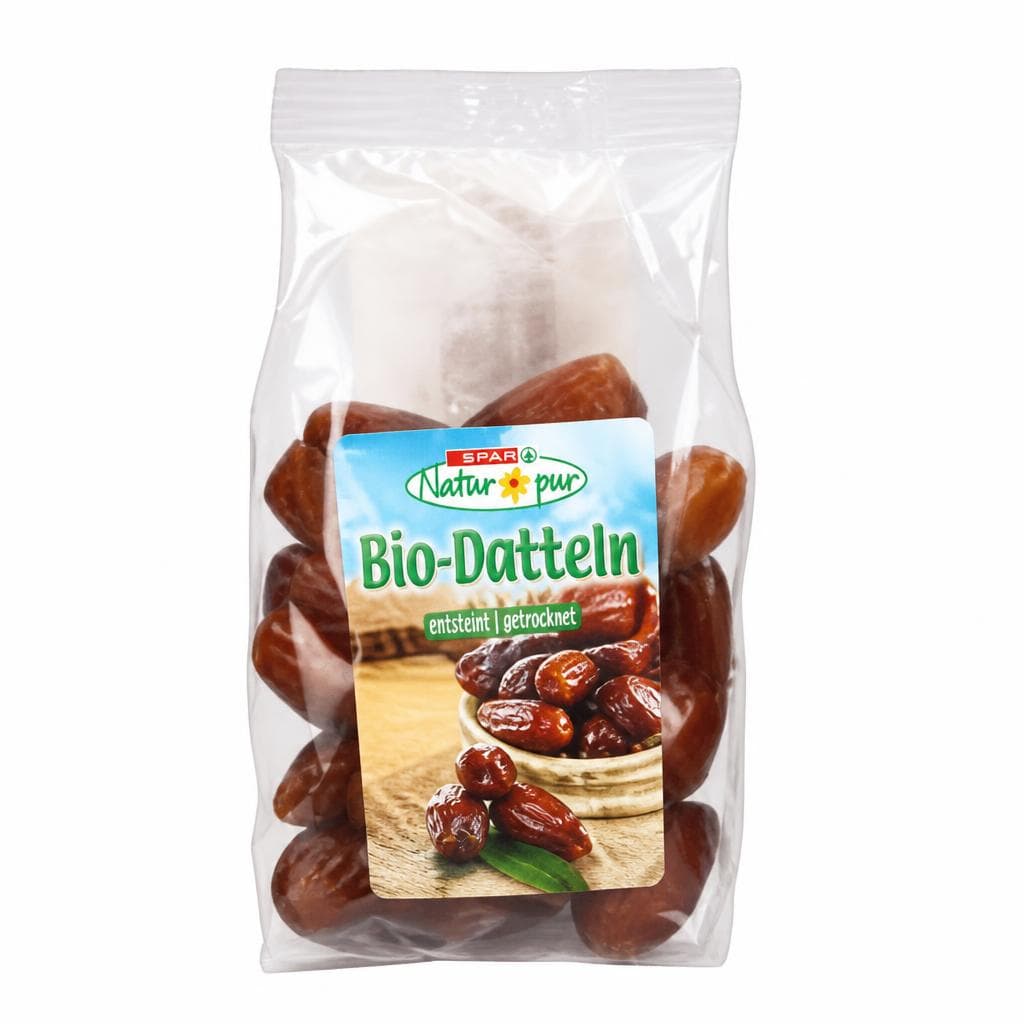 Natur pur bio dateljni 200 g Akcija v trgovini Spar