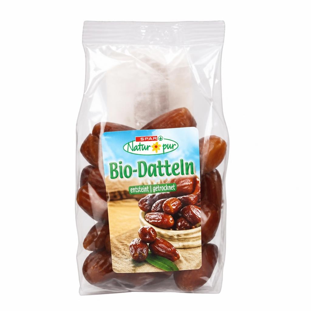 Natur pur bio dateljni 200 g Akcija v trgovini Spar