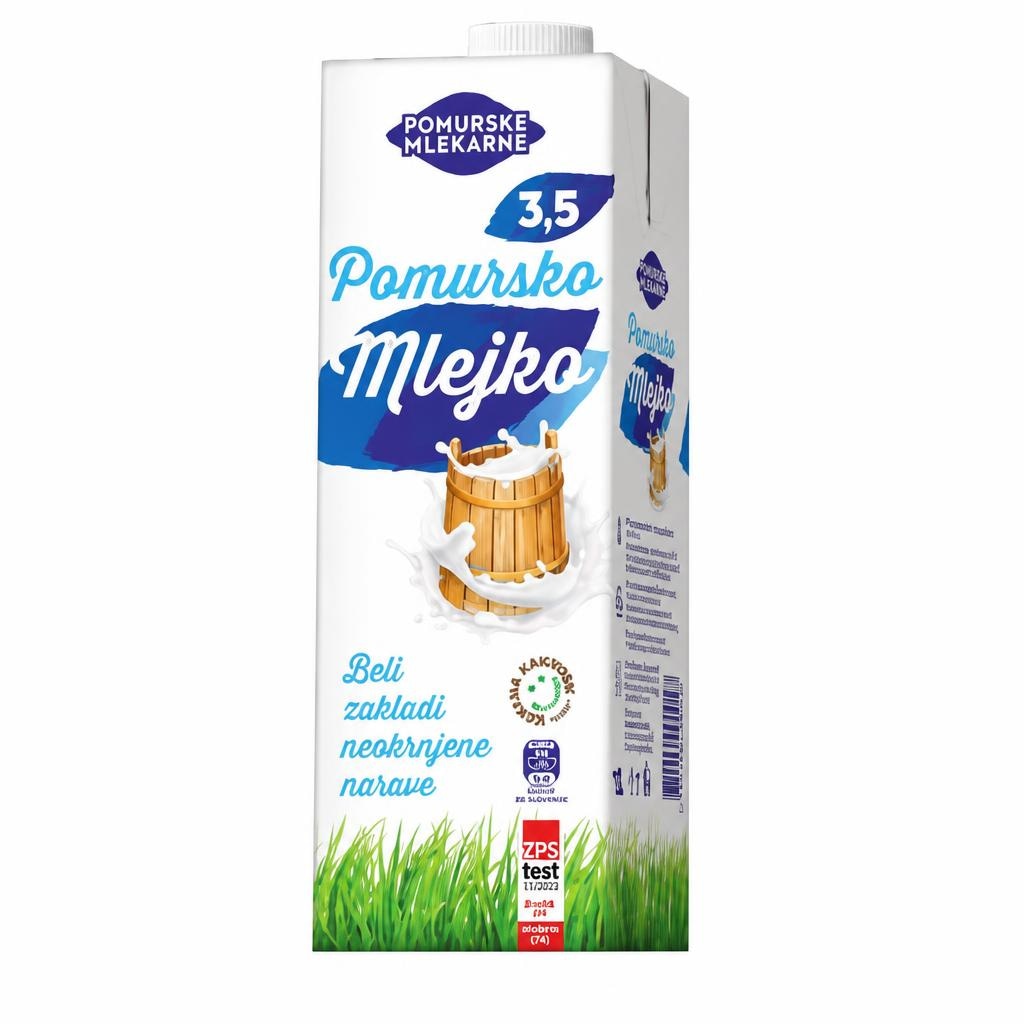 Pomursko mleko 1 l Pomurske Mlekarne - Akcija v trgovini E.Leclerc