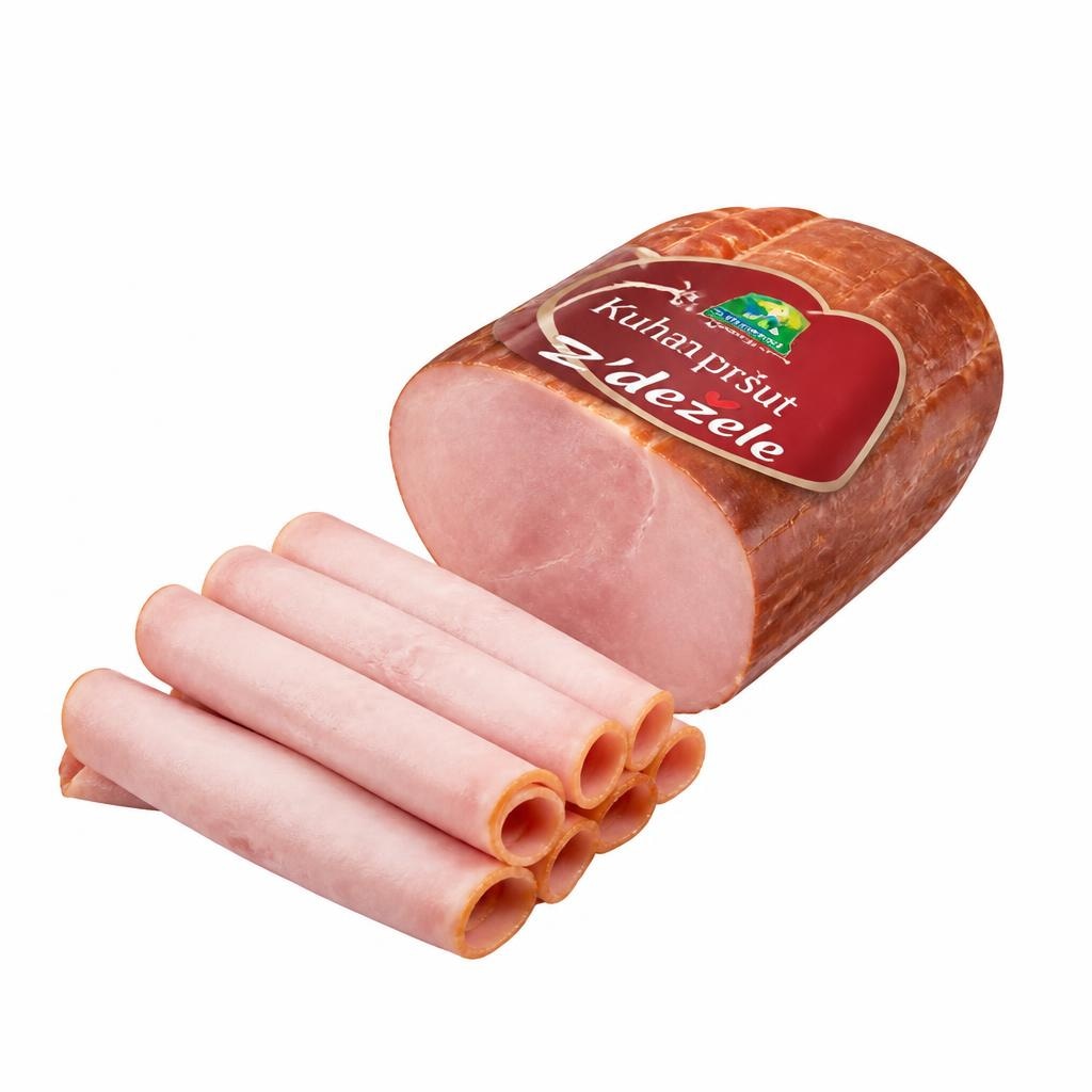 Kuhan pršut Z'dežele Akcija v trgovini Mercator