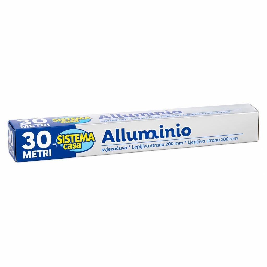 Sistema Casa aluminijasta folija 30 m Akcija v trgovini Eurospin