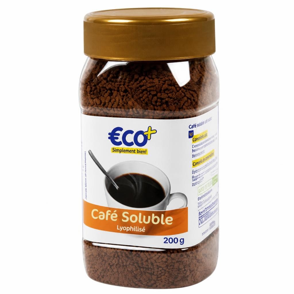 Eco+ instant kava 200 g Akcija v trgovini E.Leclerc