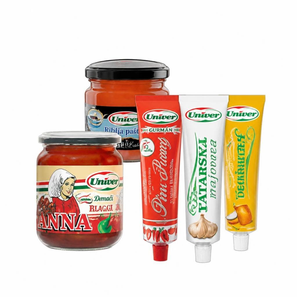 Univer paste, kreme in namazi Akcija v trgovini E.Leclerc
