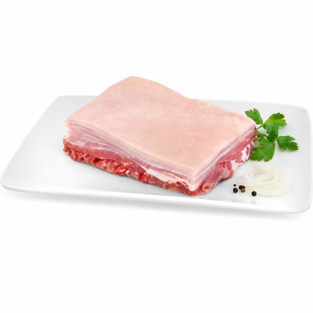 Svinjska rebra s slanino in kožo - Akcija v trgovini Tuš