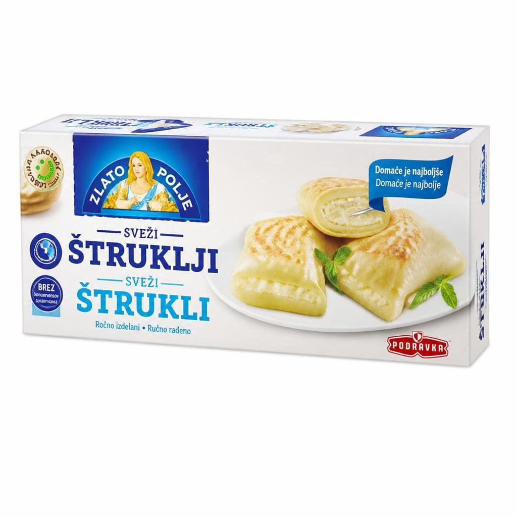 Zlato Polje Štruklji 400 g Akcija v trgovini Tuš