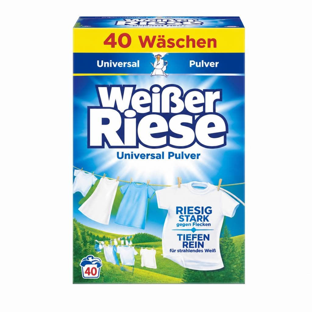 Detergent Weisser Riese 2,5 l, 40/1 ali 2,25 kg Akcija v trgovini Mercator