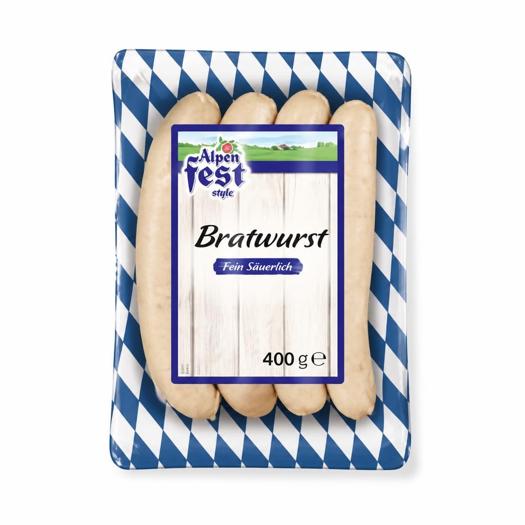 Alpenfest Pečenice na bavarski način 400 g - Akcija v trgovini Lidl