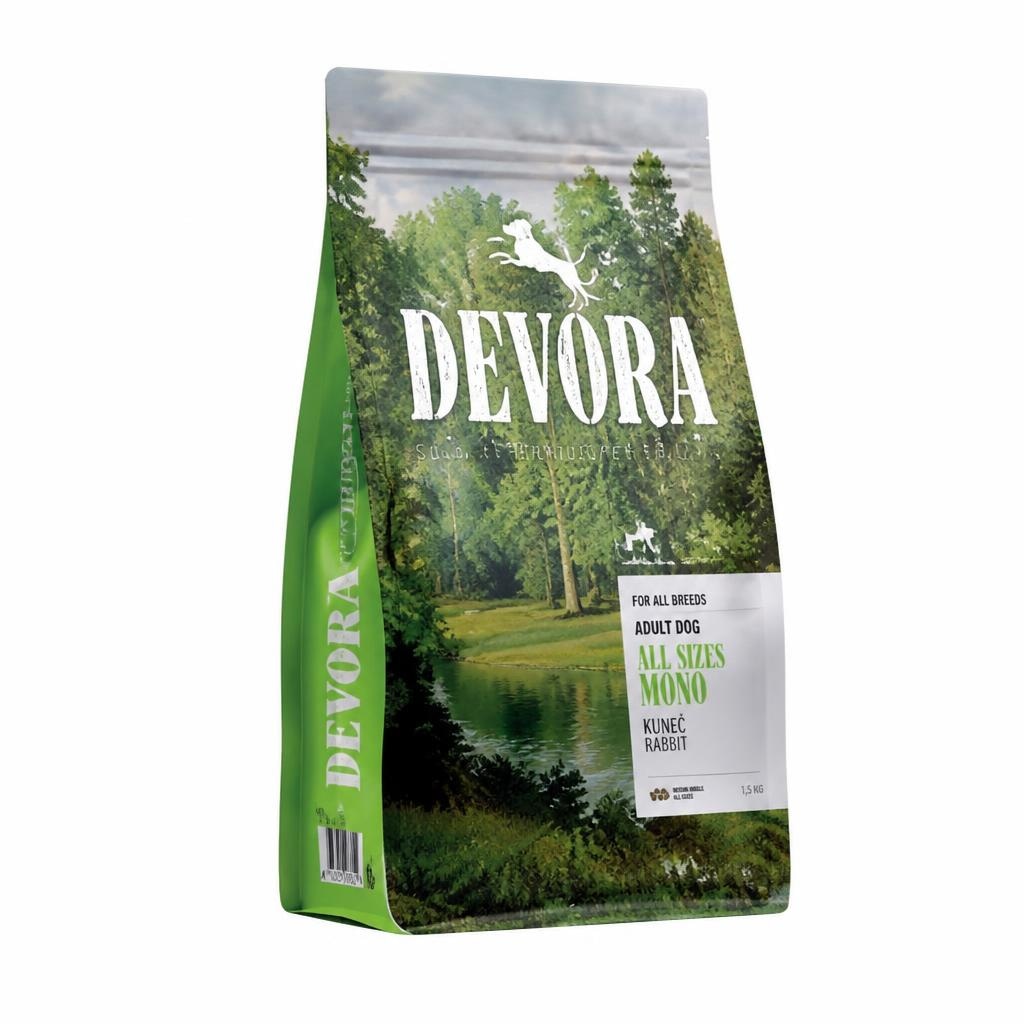 Briketirana hrana Devora All Sizes Adult mono 1,5 KG Akcija v trgovini Mr. Pet