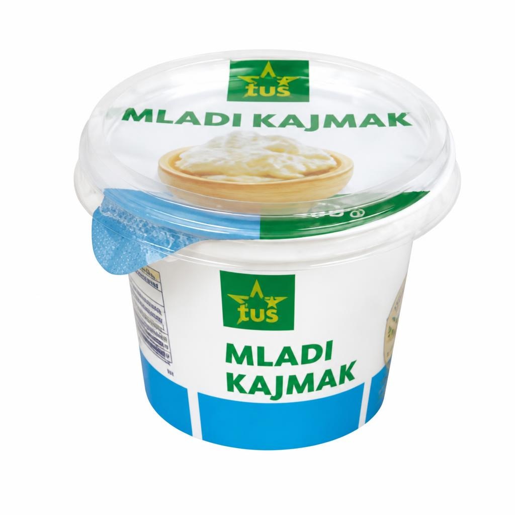 Mladi kajmak Tuš 250 g - Akcija v trgovini Tuš