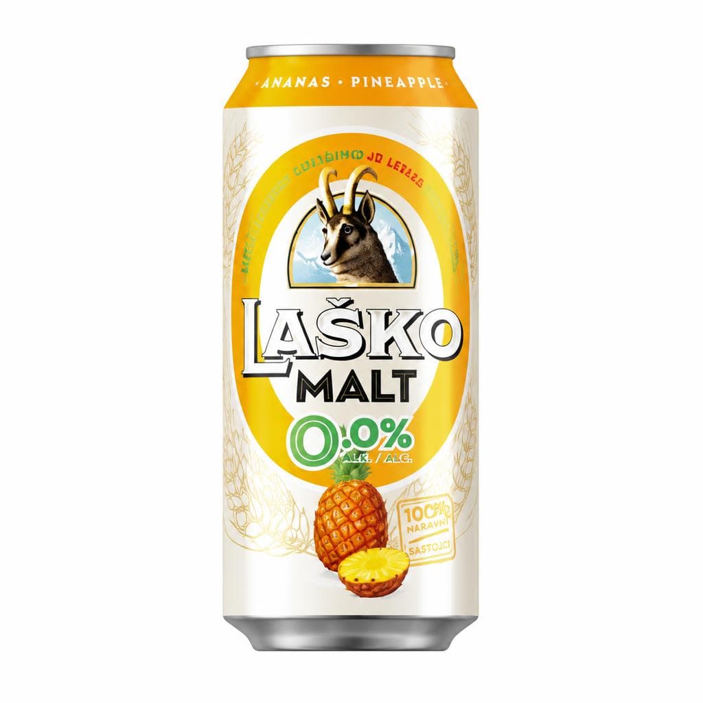 Laško Malt ananas 500 ml Akcija v trgovini Lidl