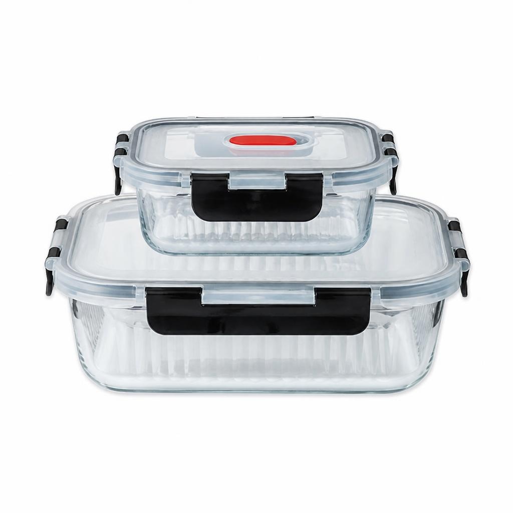 Masterpro set posod za shranjevanje 370 ml in 1,52 l Akcija v trgovini E.Leclerc