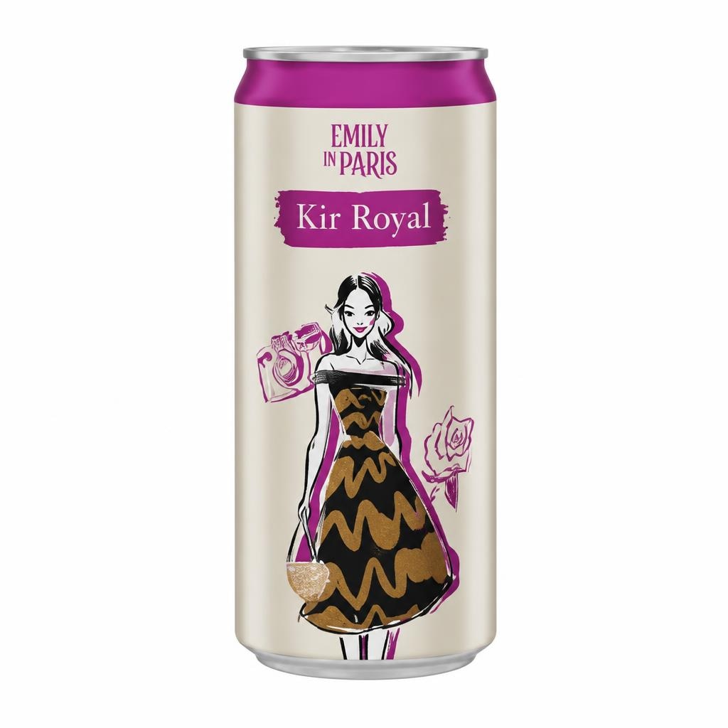 Koktejl "Kir Royal" 200 ml Emily in Paris Akcija v trgovini Lidl