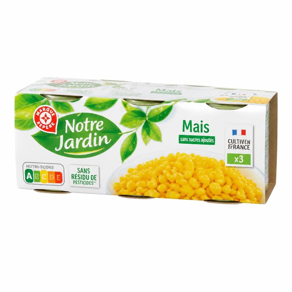 Koruza Notre Jardin 3x150 g Akcija v trgovini E.Leclerc