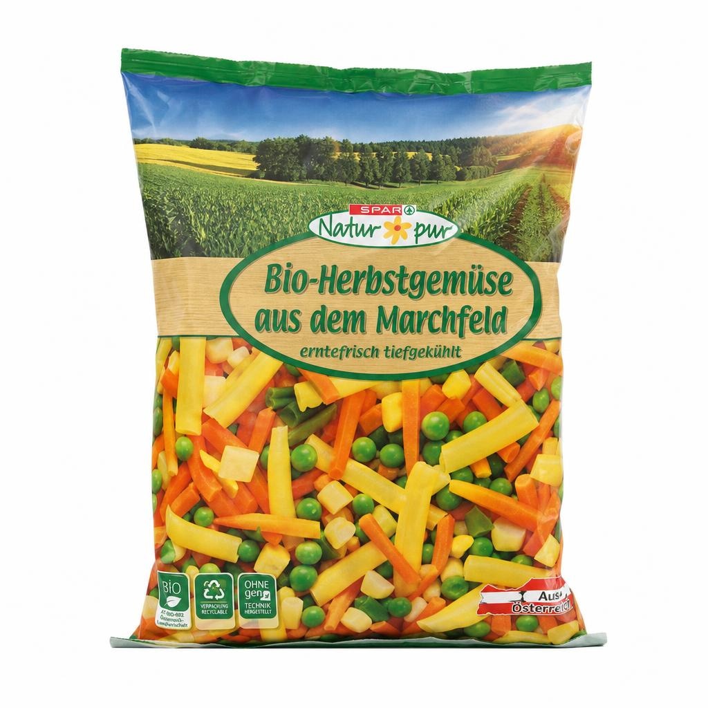 BIO Zelenjavna mešanica 750 g SPAR Natur*pur - Akcija v trgovini Spar