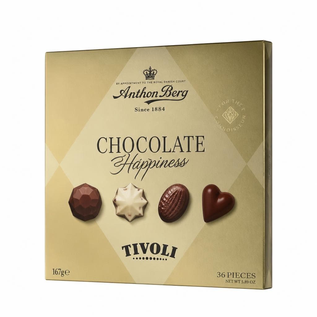 Anthon Berg Tivoli čokoladne praline 167 g Akcija v trgovini Regal Shop