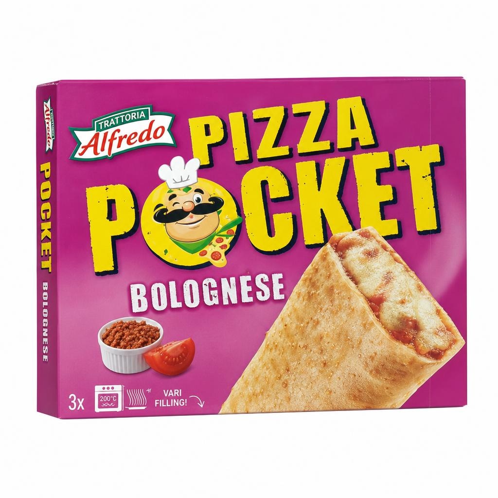 Trattoria Alfredo Pizza Pocket 3 x 120 g - Akcija v trgovini Lidl