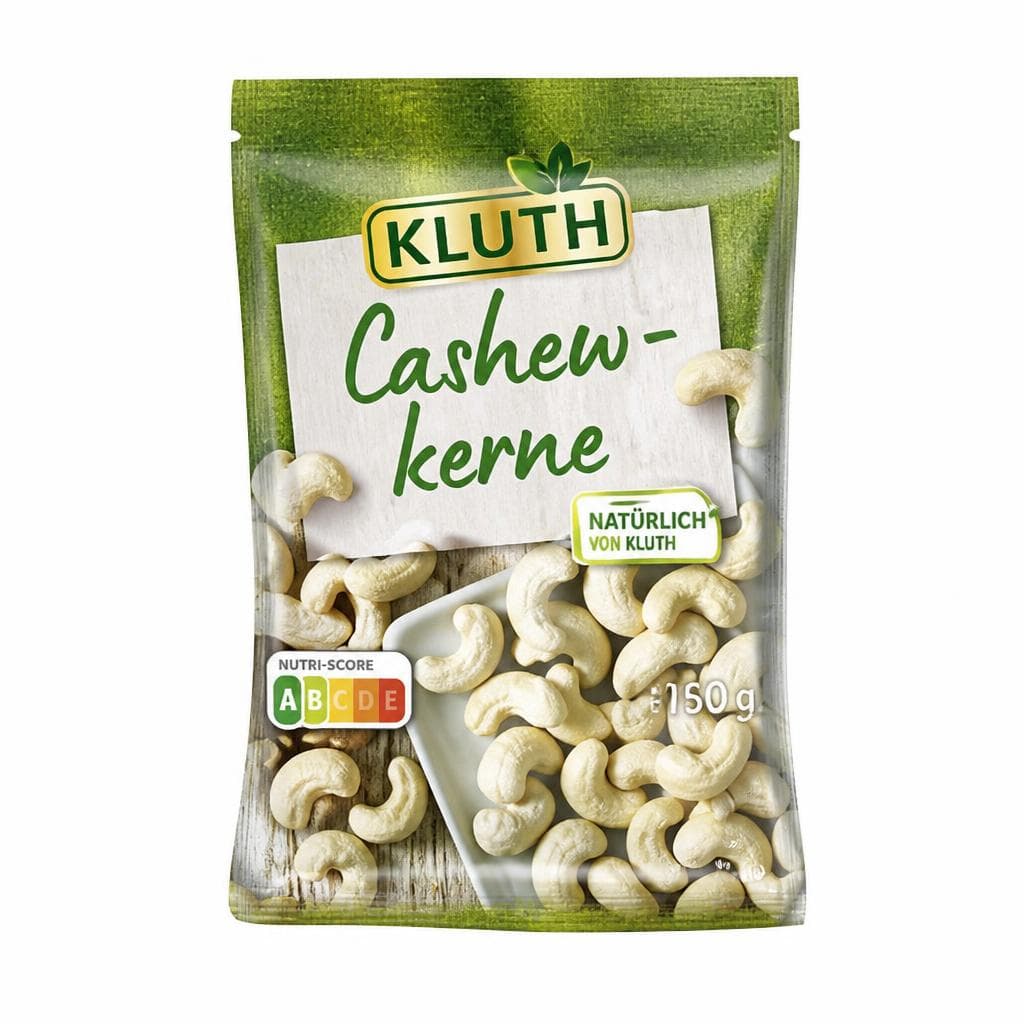 Kluth Cashew-kerne 150 g Akcija v trgovini Kompas Shop