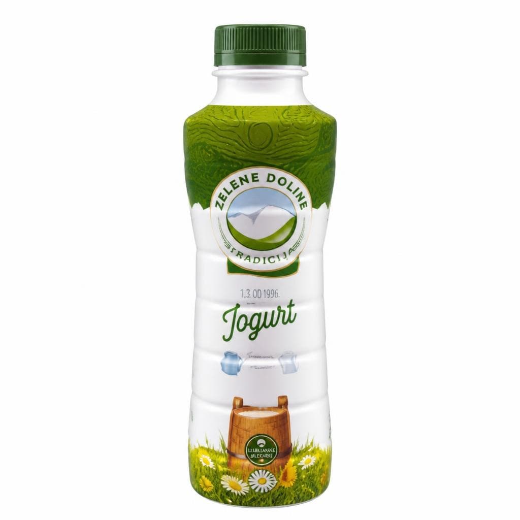 Navadni jogurt 1 kg ZELENE DOLINE Akcija v trgovini Spar