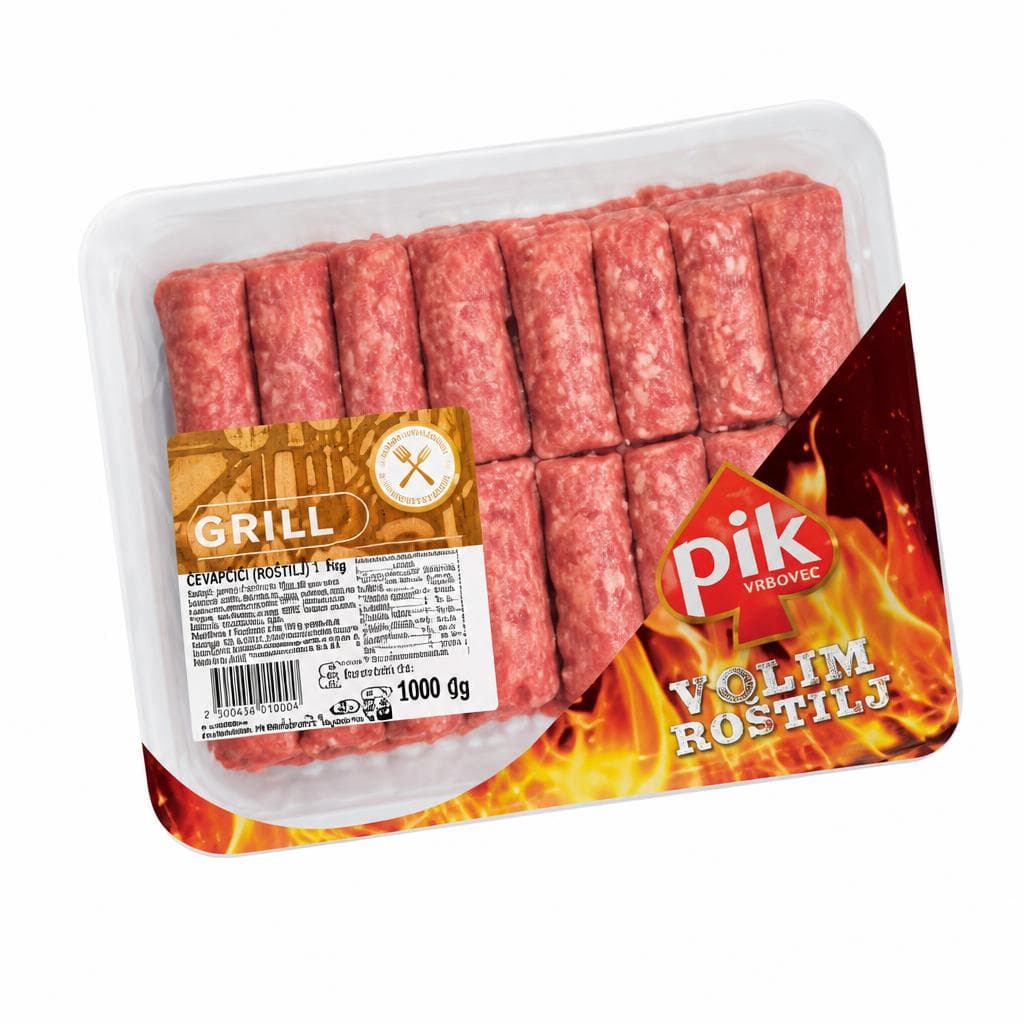 Čevapčiči Pik 1 kg Akcija v trgovini Mercator