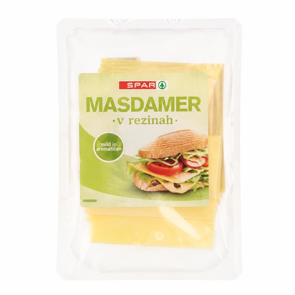 Sir Masdamer v rezinah 250 g SPAR Akcija v trgovini Spar