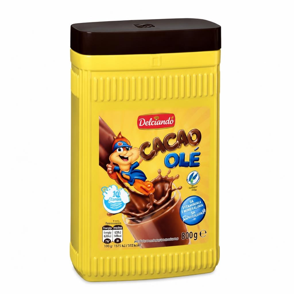 Delciando Cacao Olé pripravek za kakavov napitek 800 g Akcija v trgovini Eurospin