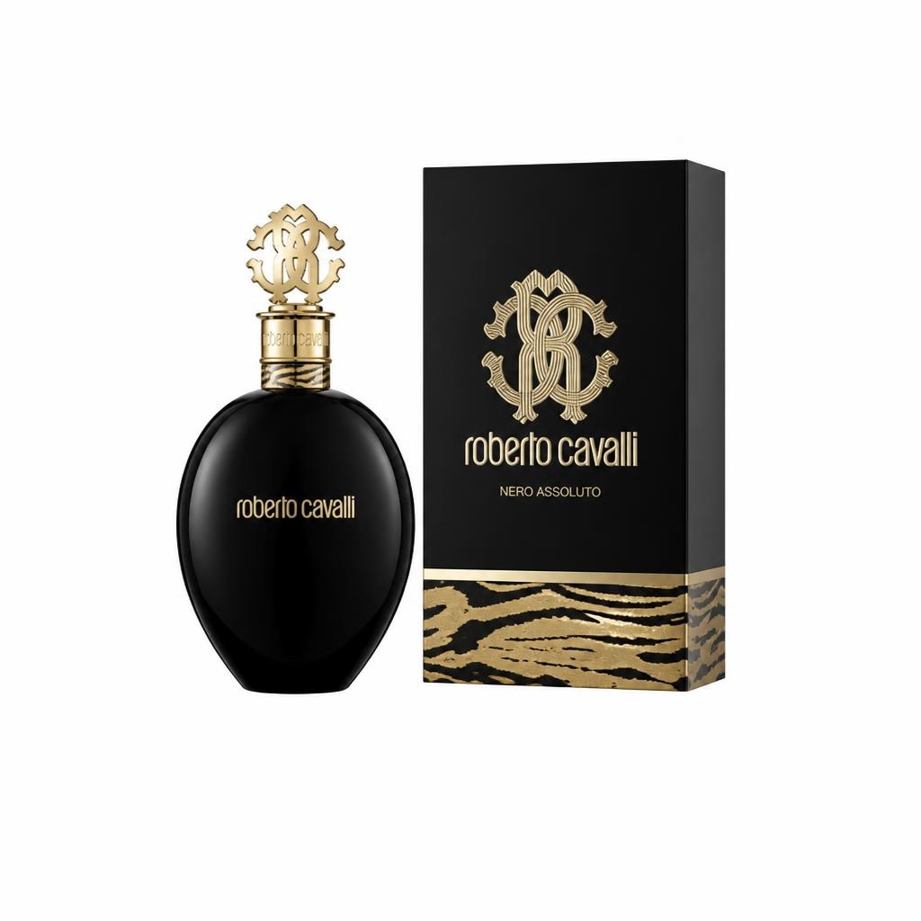 Ženska toaletna voda Roberto Cavalli Nero Assoluto 75 ml Akcija v trgovini E.Leclerc