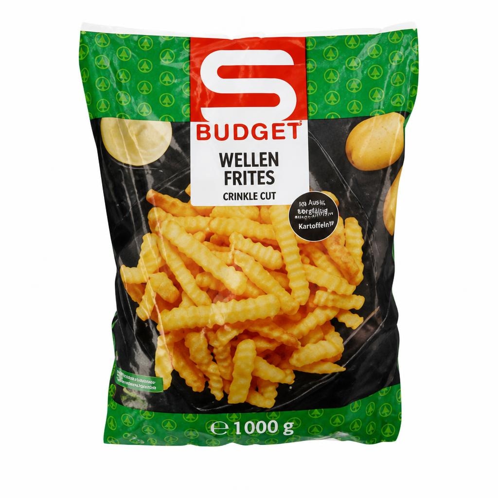 S-Budget Wellen Frites 1 kg Akcija v trgovini Spar