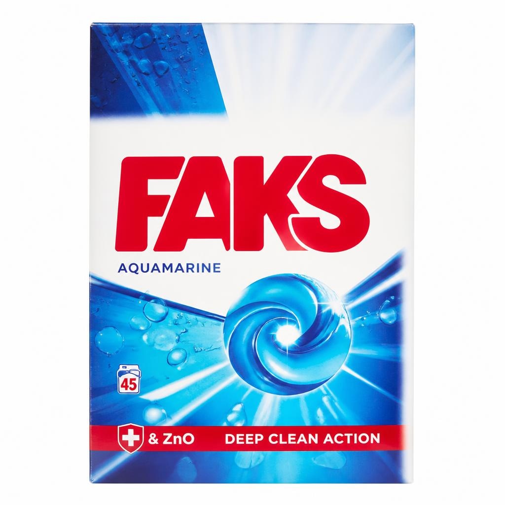 Pralni prašek Faks Aquamarine 2,2 kg Akcija v trgovini Jager