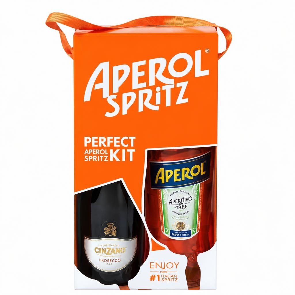 Aperol Spritz set liker 1 L, 11 % + Cinzano Prosecco 0,75 L, 11 % Akcija v trgovini Kompas Shop